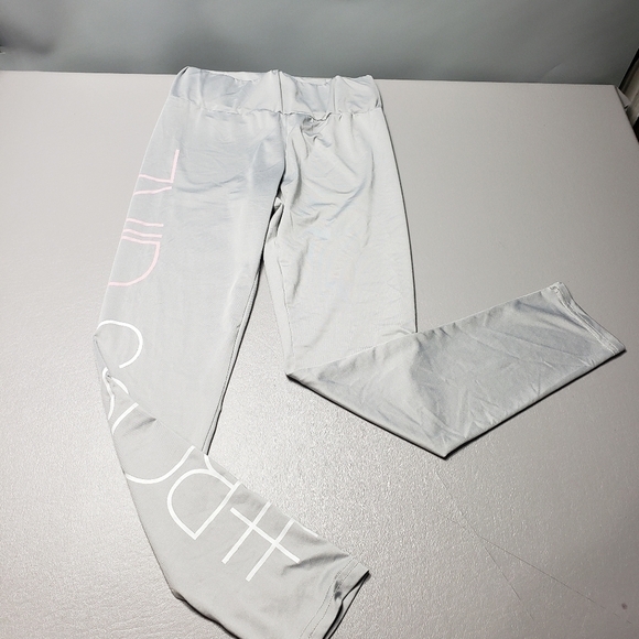 wanna this /boss girl gray leggings juniors size large - Picture 10 of 10